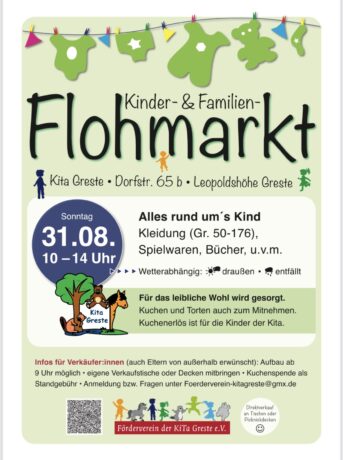 Kinder- & Familien-Flohmarkt @ FZ Kita Greste